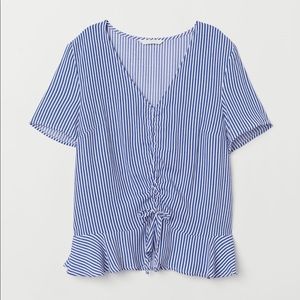 NEVER WORN, stripped blouse!